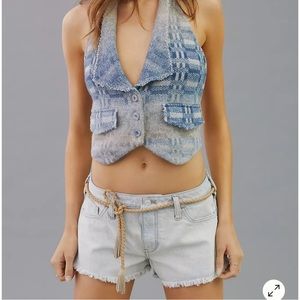New Anthropologie Pilcro Denim Micro Shorts